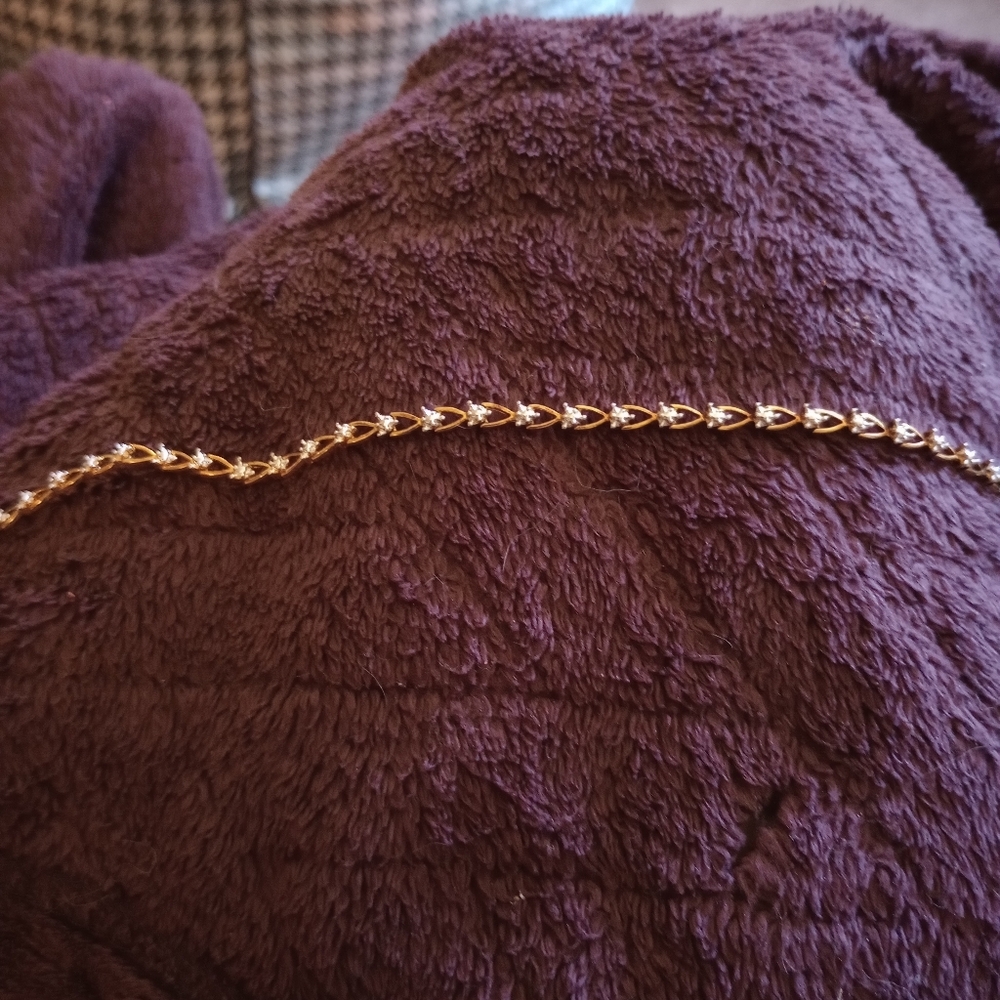 14k Gold Plated CZ Bracelet Beautiful